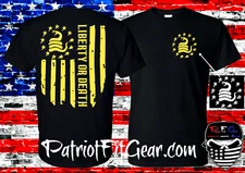 t-shirt,Liberty or Death,Dont Tread On Me,2A,Flag,We The People,2nd Amendment,1A
