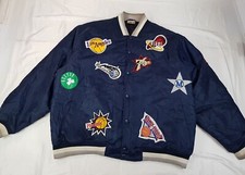 HARDWOOD CLASSICS 2003 NBA ALL-STAR GAME SIZE 3XL XXXL MENS NAVY VARSITY JACKET