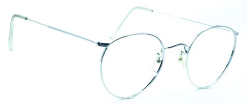 ALGHA (SAVILE ROW) 12KT GF Rhodium Beaufort Panto 50x20mm RX optische Brille Neu - Bild 5 von 13