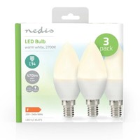Led-Lampe E14 Kerze 4.9W 470Lm 2700K Warmweiss 3 StüCk