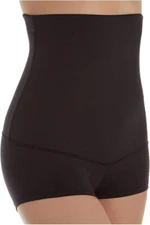 Maidenform Womens Self Expressions 00850 Hi-Waist Boyshort Panty - Black - Small