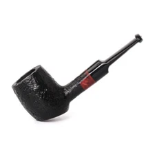 MUXIANG Briar Wooden Tobacco Pipe 3mm Filter Handmade Sandblasted Smoking Pipe