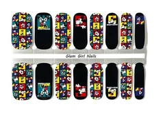 Mickey and Minnie Mouse Disney Comic Nail Polish Strips / Nail Polish Wraps