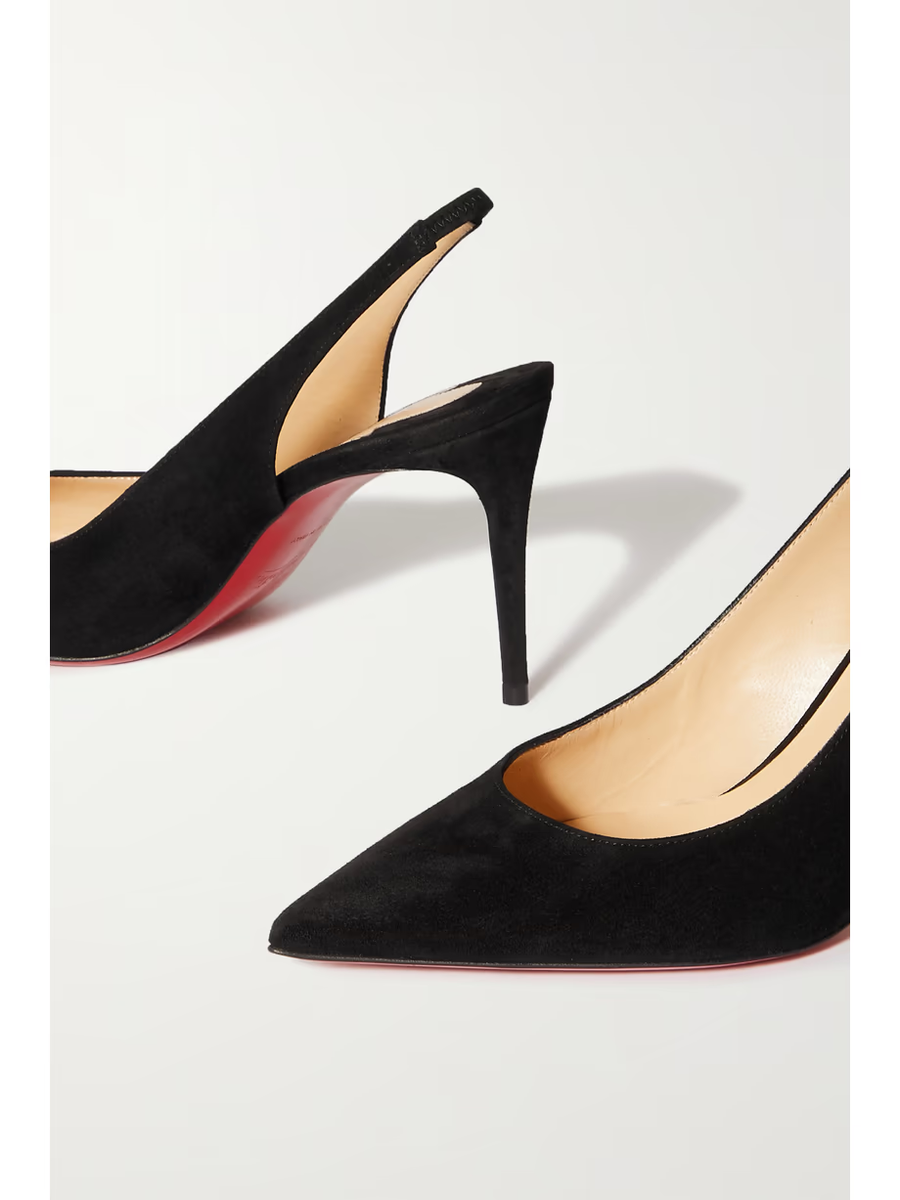 新品未使用 Kate Sling 85mm suede pumps 35 Kate 85 suede pumps in beige - Christian Louboutin | Mytheresa