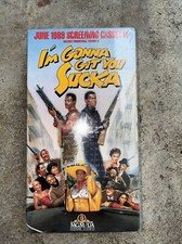 Image of I'm Gonna Git You Sucka June 1989 Screening Cassette. Normal Wear On Box