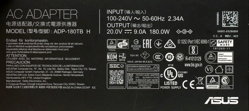 Genuine Asus 180W 20V 9A AC Adapter ADP-180TB H Tax Invoice GST - Picture 2 of 2