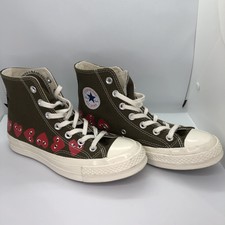brown cdg converse
