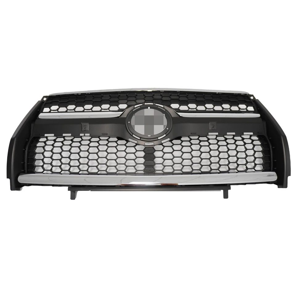 Parachoques delantero parrilla superior con moldura cromada para Toyota RAV4 Limited 2009-12 Foto 3 de 4