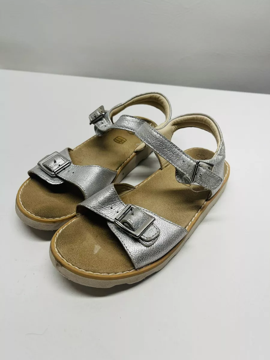 clarks Air spring fx girls silver sandals | eBay