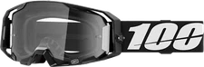 100-PERCENT ARMATIC GOGGLE BLACK CLEAR LENS 50059-00001
