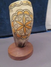 Hungarian Small Drinking Horn from the FOLKART CENTRUM in Budapest Hungry