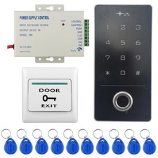 Outdoor Fingerprint Access Password Touch Panel RFID Reader Door Entry Security