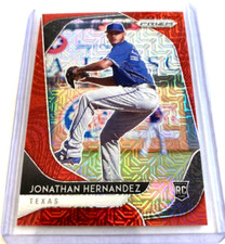 2020 Panini Prizm #96- JONATHAN HERNANDEZ Red Mojo Prizm SP Rookie RC #'d/149