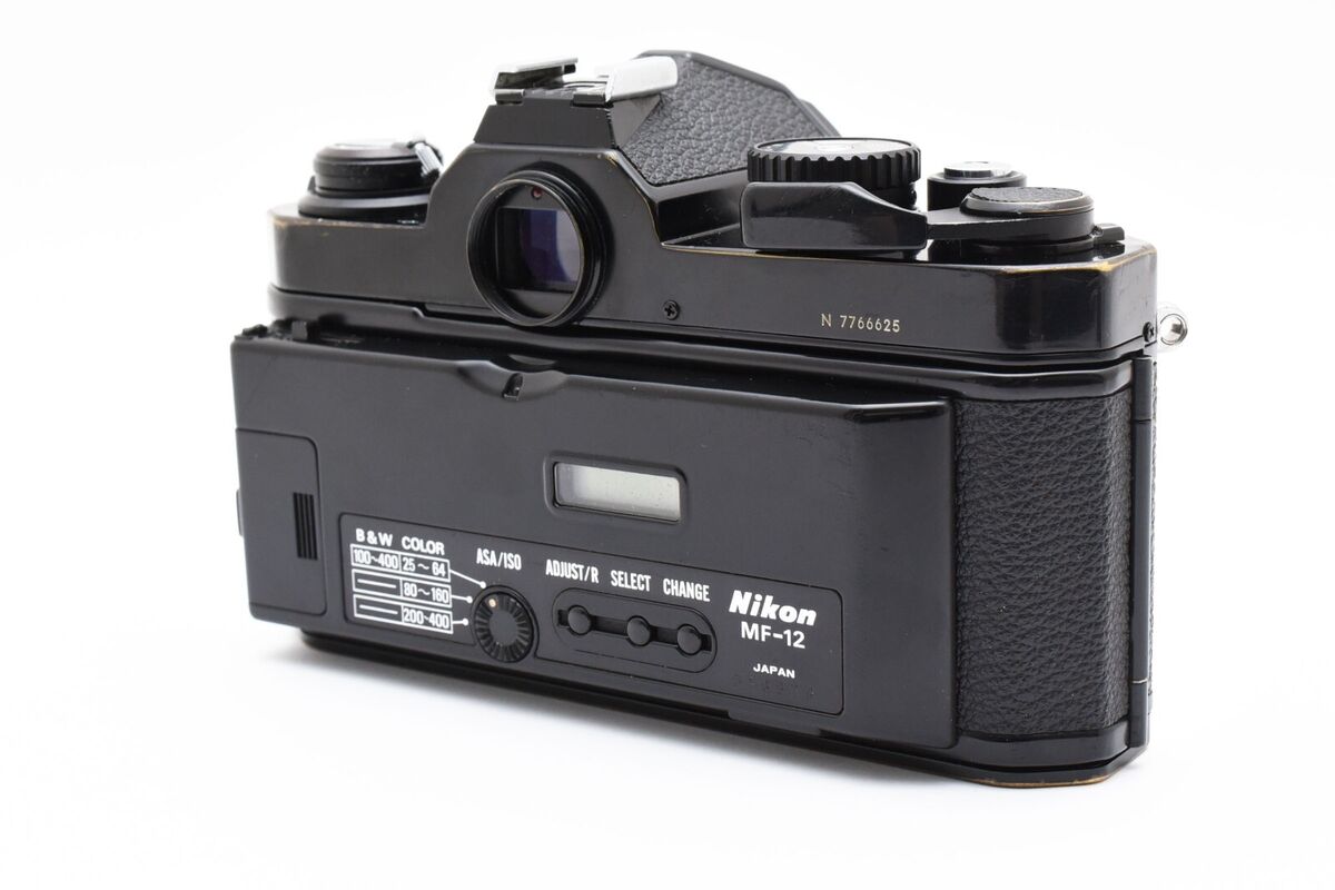 Nikon FM2 BLACK 35mm SLR Film Camera Body w/MF-12 From JAPAN Nikon FM2 BLACK 35mm SLR Film Camera Body w/MF-12 From JAPAN