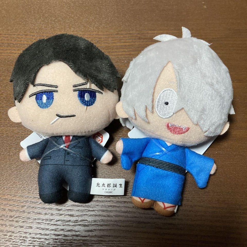 Gegege no kitaro the Movie Birth of Kitaro Gegero Mizuki Plush Mascot 2 ...