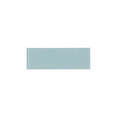 3x9 Light Gray Subway Tile, 8 mm thick, Glass Tile, Backsplash, Bathroom Tile