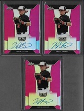 2018 Leaf Metal Draft CADYN GRENIER Pink Prismatic Auto RC X/20 Orioles