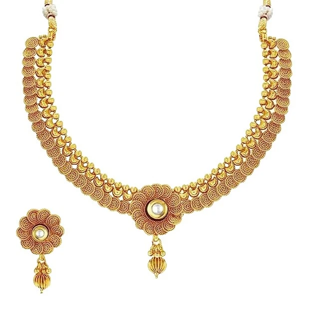 Cubic Zirconia Yellow Gold Plated Fashion Jewelry Sets