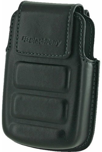 Étui de protection en cuir noir Curve 8350i étui de protection Blackberry HDW-20961-001 - Photo 1 sur 1