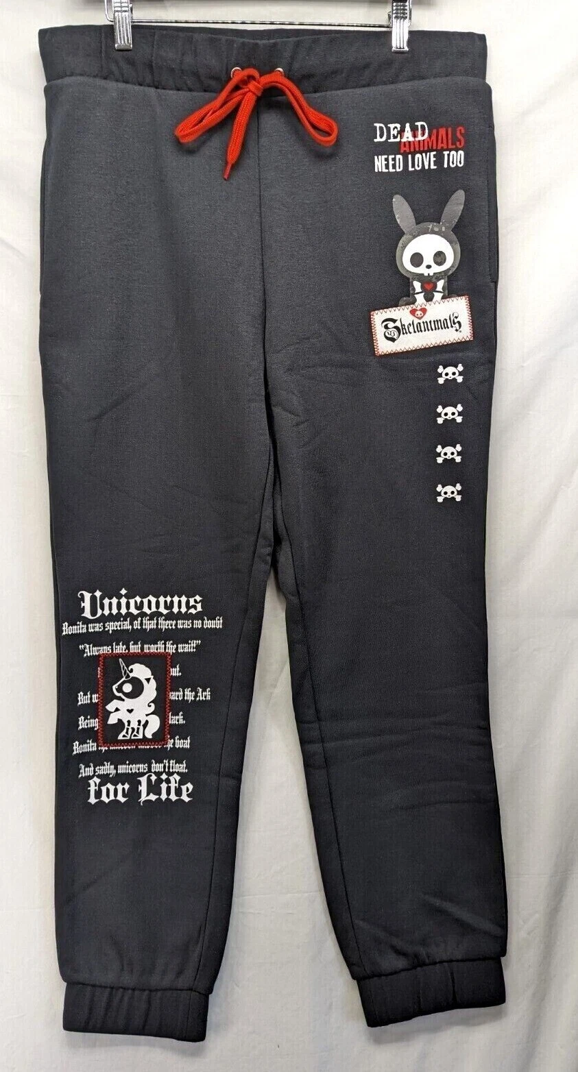 Skelanimals Character Sweatpants Diego Unicorn Patches