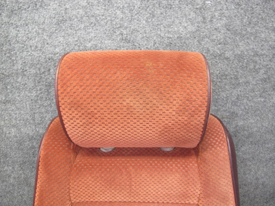 84-85 MAZDA RX7 FB SET OF 2 FRONT LEFT & RIGHT CLOTH SEAT RED OEM Foto 4 de 4