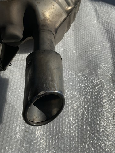 12-17AUDI A6 A7 C7 TDI DIESEL  REAR LEFT SIDE EXHAUST MUFFLER W/ TIP OEM - Picture 16 of 17