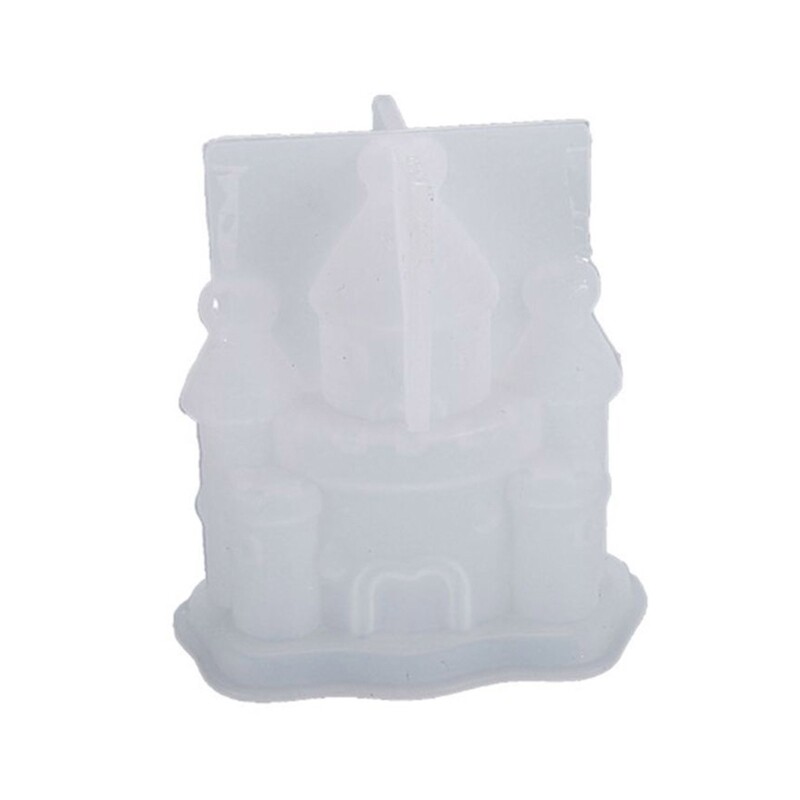 Silicone Resin 3D Castle Fairy Tale Epoxy Mold Handmade Craft Soap Moulds
