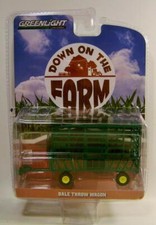 BALE THROW WAGON GREEN DOWN ON THE FARM TRACTOR R6 GREENLIGHT 2022