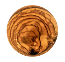 Große Kugel aus Olivenholz Ø ca. 8 cm
