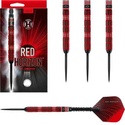 25 GRAM HARROWS RED HORIZON 90% TUNGSTEN STEEL TIP DARTS