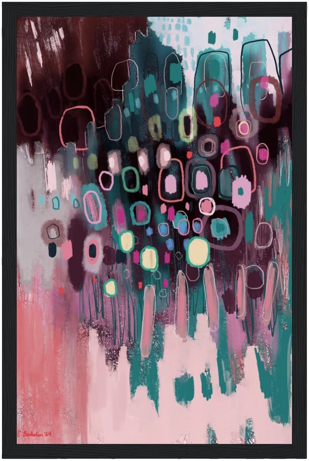 Las hadas impresiones de arte abstracto