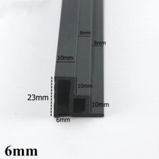 6mm Aquarium fish tank PVC Plastic double deck side top strip