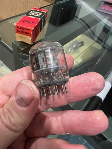 NOS General Electric USA Marconi 6K11 Vacuum tube Guaranteed! Ampeg Fender amp - Picture 3 of 7