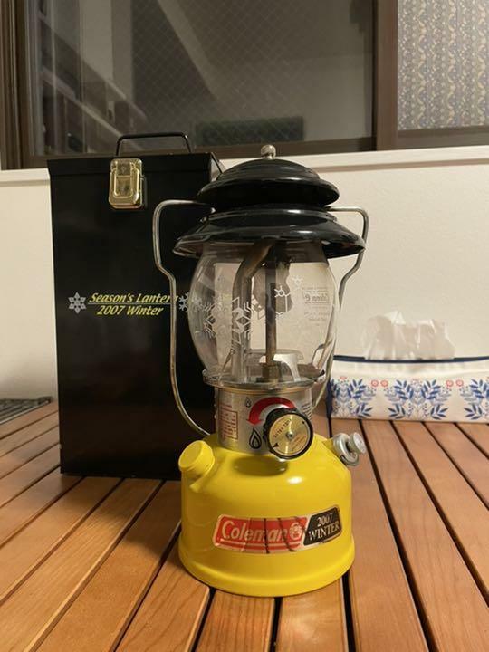 Coleman Seasons Lantern 2007 Limited Edition Winter Yellow Coleman Seasons Lantern 2007 Limited Edition Winter Yellow