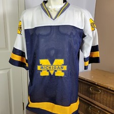 NOS Vintage MICHIGAN WOLVERINES Authentic TANK  Performance Wear Jersey 1995 XL