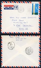 Aden 1966 Forces Air Mail Cover to the UK