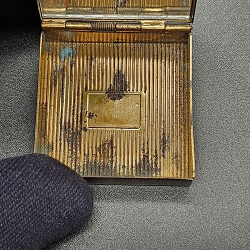 Vintage emaillierte Porzellan Puderdose von Limoges Maskottchen Fragonard&ASB/Italien/um 40er - Bild 8 von 12