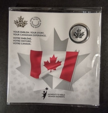 2022 Canada $5 Maple Leaf Your Canadian Story Moments To Hold Series-1/4oz .9999