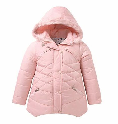 IRELIA Winter Girls Parka Coat Fur Hooded Overcoat Padded