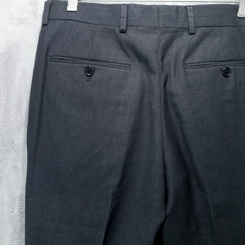 J.ferrar Dress pants Mens 30×30 Black Slim Straight Flat front - Picture 10 of 11