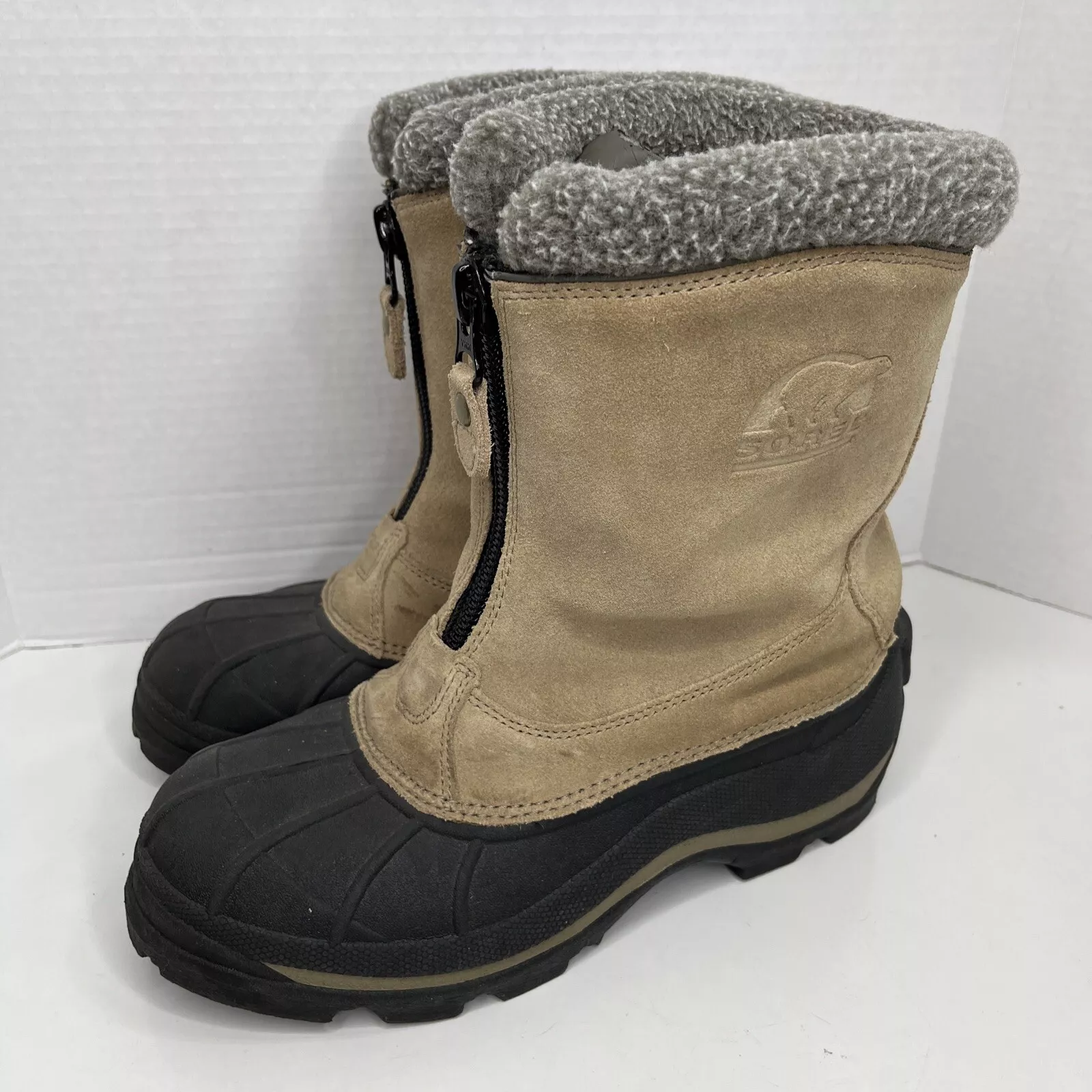 sorel ellesmere leather winter boots