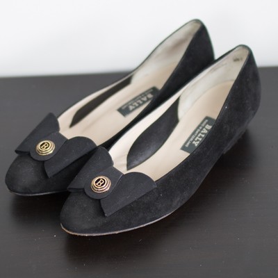 bally flat shoes