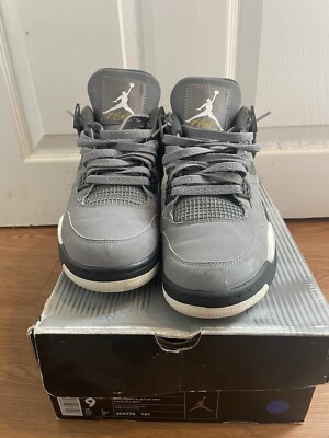 Jordan 4 Cool Grey 4's 2004 676556052598| eBay