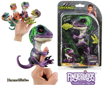 purple dinosaur fingerling