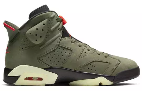 Travis Scott Nike Air Jordan 6 Retro Olive CN1084-200 Men's Travis Scott Nike Air Jordan 6 Retro Olive CN1084-200 Men's