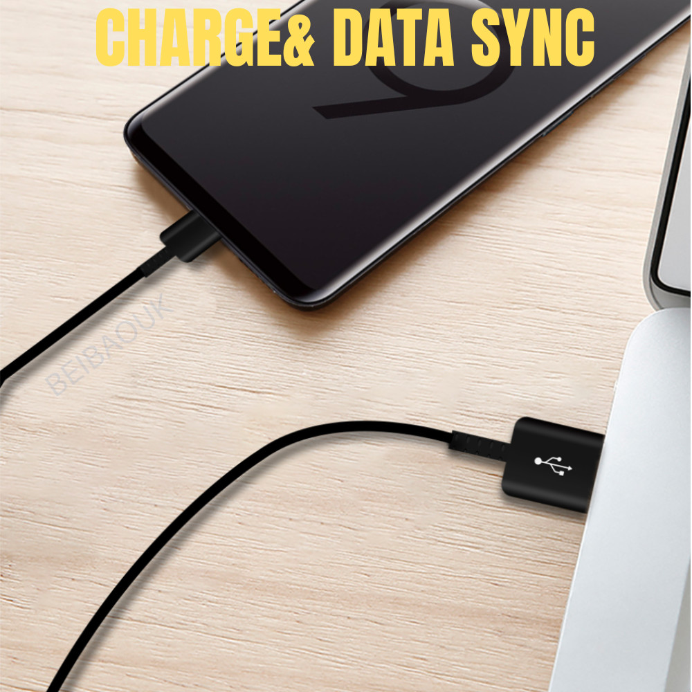 6Pack USB Type C Data Cable Lot 5A Fast Charging USB-A to USB-C Charger Cord 4ft