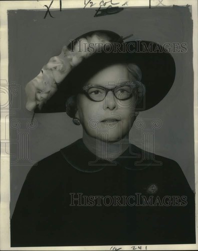 1968 Press Photo Mrs. Jack Lagarde, President of the City Park Woman's Club - Picture 1 of 2