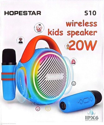 Hopestar S10 Bluetooth Karaoke System Waterproof IPX6 LED Mic USB AUX TF Slot