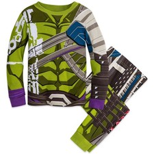 Thor Ragnar k Hulk Pajamas size 6 7 8 Child 2 Piece costume Sleepwear Set New