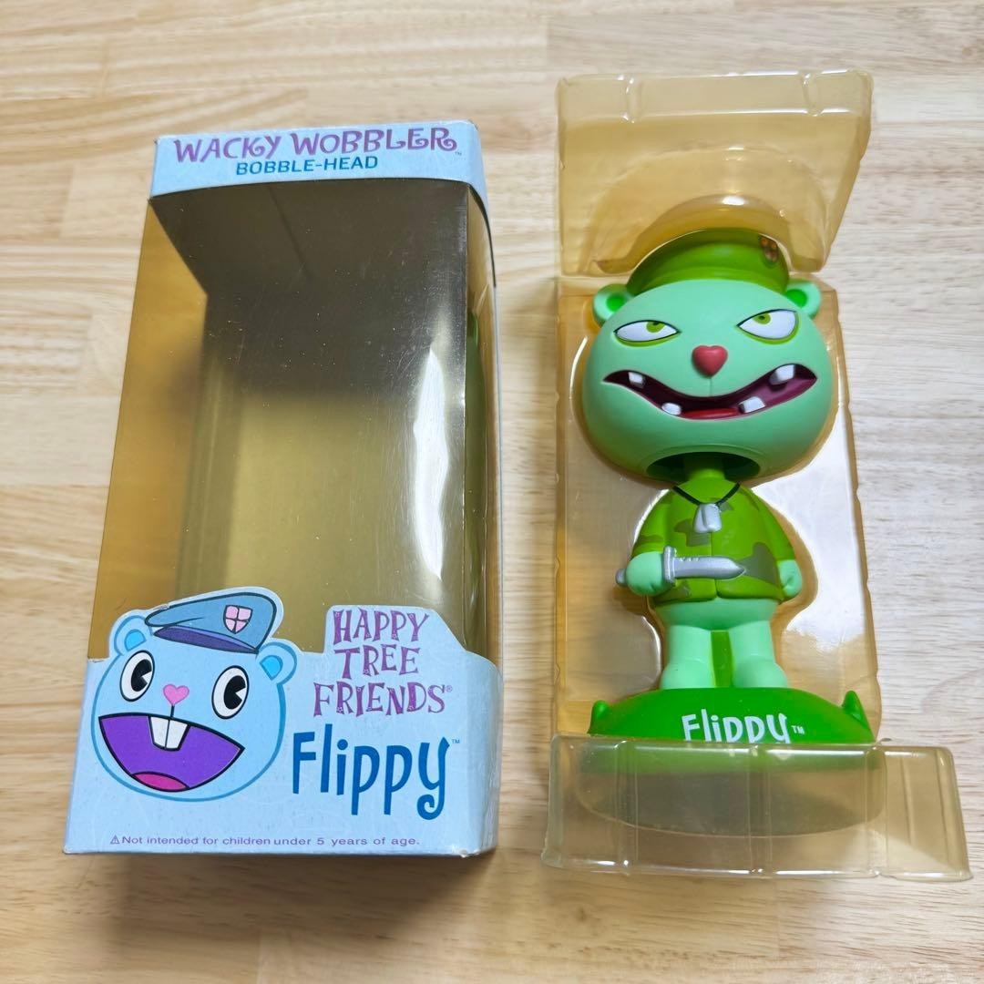 Happy Tree Friends Flippy Bobbing Head Figure 19cm x 9cm x 9cm PVC